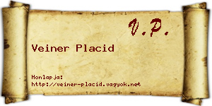 Veiner Placid névjegykártya